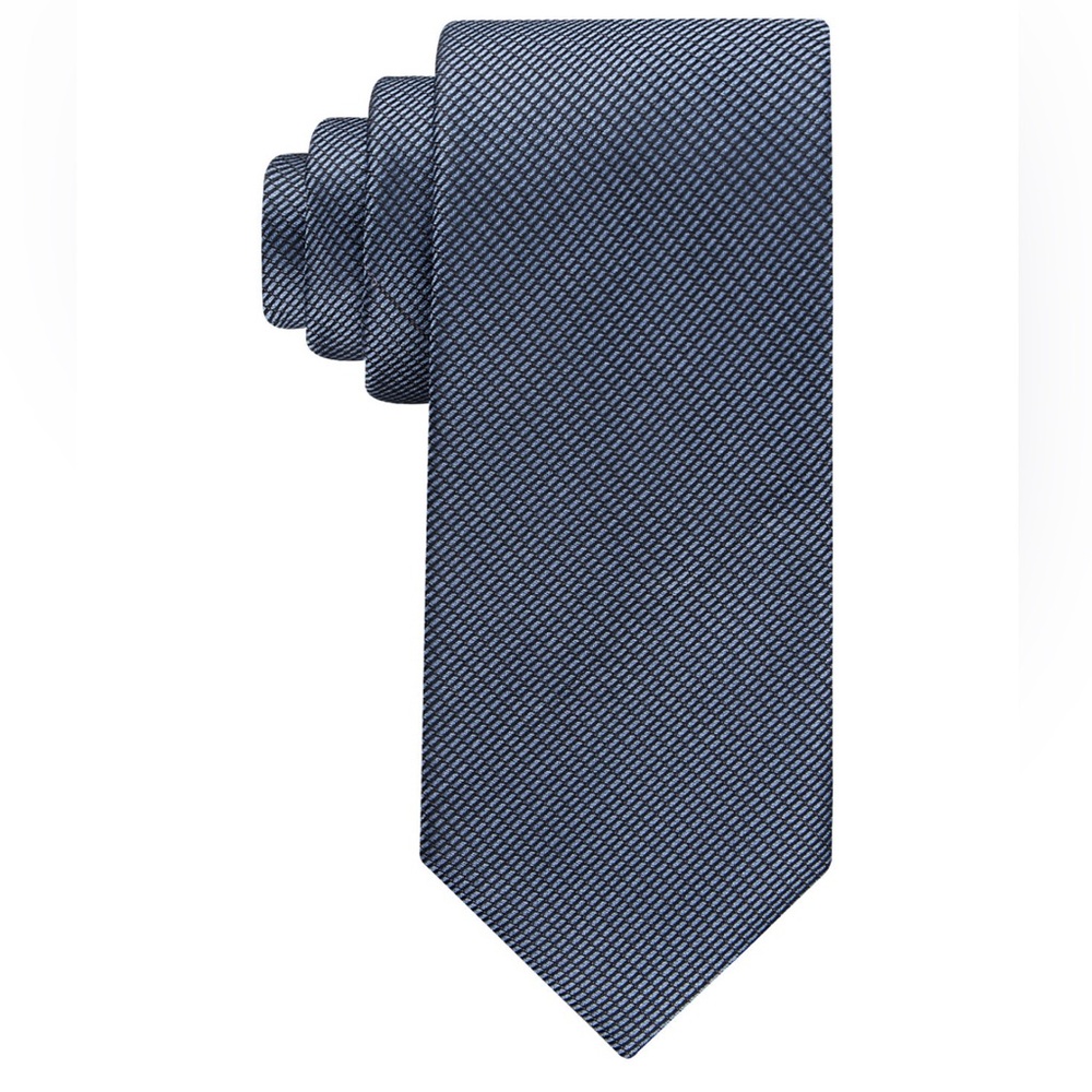 Calvin Klein Men's Stitch Solid Textured Tie